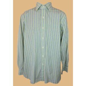 Polo By Ralph Lauren Regent Classic Fit Striped Mens Dress Shirt 16/35 XL